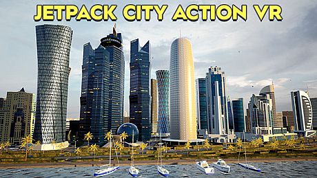Jetpack City Action VR Game