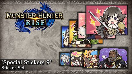 Monster Hunter Rise - "Special Stickers 9" sticker set DLC