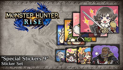 Monster Hunter Rise - "Special Stickers 9" sticker set