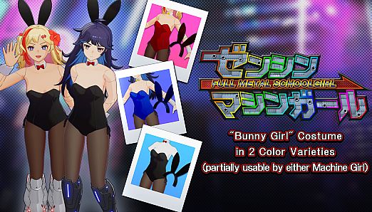 "Bunny Girl" Costume in 2 Color Varieties