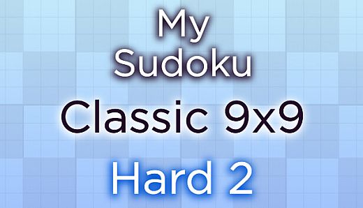 My Sudoku - Classic 9x9 Hard 2