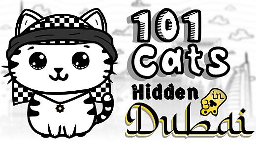 101 Cats Hidden in Dubai