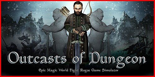 Outcasts of Dungeon: Epic Magic World Fight Rogue Game Simulator