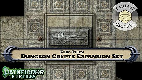 Fantasy Grounds - Pathfinder RPG - Flip-Tiles - Dungeon Crypts Expansion DLC