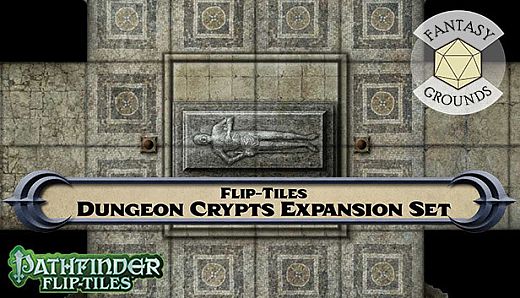 Fantasy Grounds - Pathfinder RPG - Flip-Tiles - Dungeon Crypts Expansion