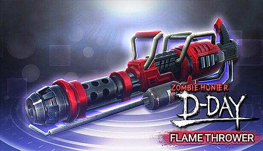 Zombie Hunter: D-Day - SS-ranked Weapon "FLAMETHROWER"