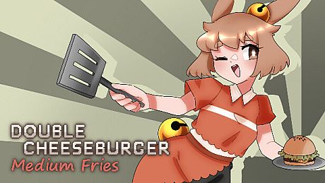 Double Cheeseburger, Medium Fries