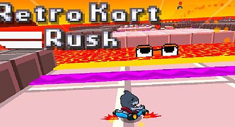 Retro Kart Rush Game