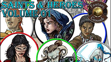 Fantasy Grounds - Saints & Heroes, Volume 1 (Token Pack) DLC