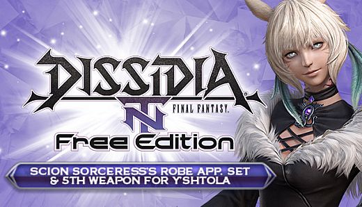 DFF NT: Scion Sorceress's Robe App. Set & 5th Weapon for Y'shtola