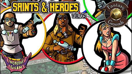 Fantasy Grounds - Saints and Heroes, Volume 5 (Token Pack) DLC