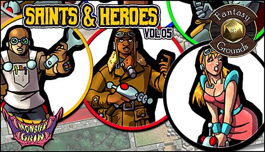 Fantasy Grounds - Saints and Heroes, Volume 5 (Token Pack)