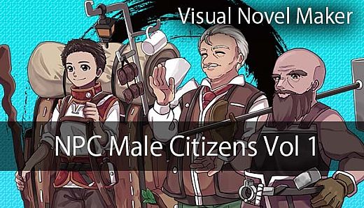 Visual Novel Maker - NPC Male Citizens Vol.1