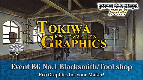 RPG Maker MV - TOKIWA GRAPHICS Event BG No.1 Blacksmith/Tool shop DLC