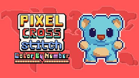 Pixel Cross Stitch Color by Number Game