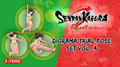 SENRAN KAGURA Burst Re:Newal - Diorama Trial Pose Set Vol. 3 DLC