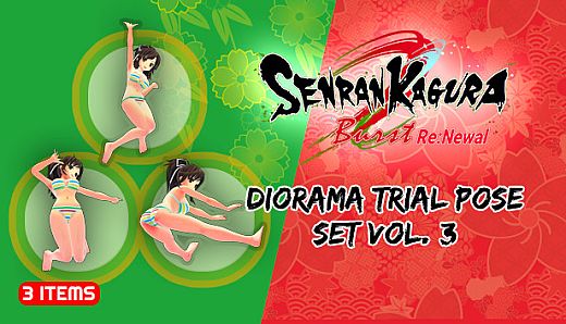 SENRAN KAGURA Burst Re:Newal - Diorama Trial Pose Set Vol. 3
