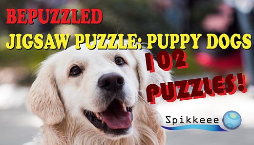 Bepuzzled Puppy Dog Jigsaw Puzzle