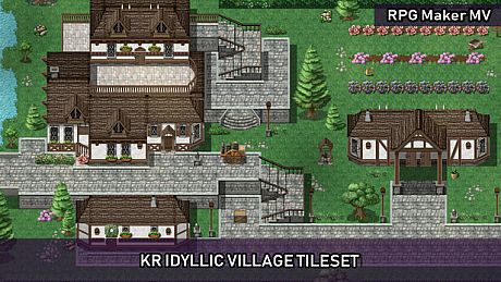 RPG Maker MV - KR Idyllic Village Tileset DLC