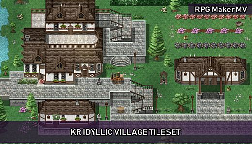 RPG Maker MV - KR Idyllic Village Tileset