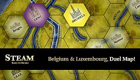 Steam: Rails to Riches - Belgium & Luxembourg Map