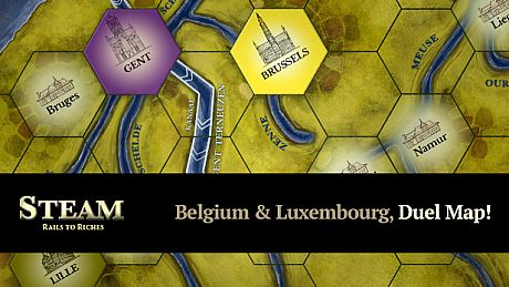 Steam: Rails to Riches - Belgium & Luxembourg Map DLC