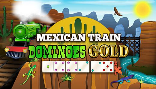 Mexican Train Dominoes Gold