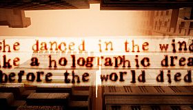 she danced in the wind like a holographic dream before the world died