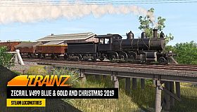 Trainz 2022 DLC - ZecRail V499 Blue & Gold and Christmas 2019