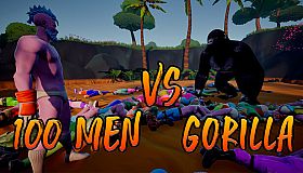 100 Men VS Gorilla