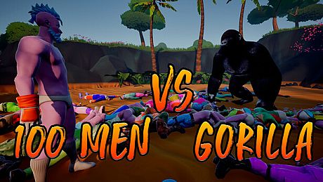 100 Men VS Gorilla Game