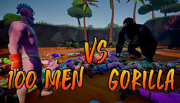 Buy 100 Men VS Gorilla