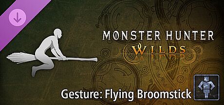 Monster Hunter Wilds - Gesture: Flying Broomstick