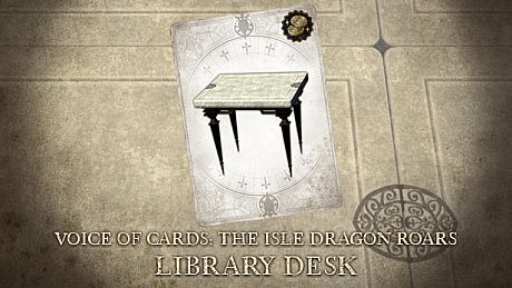 Voice of Cards: The Isle Dragon Roars Library Desk DLC