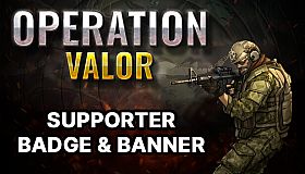 Operation Valor - Supporter Banner and Badge