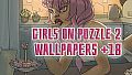 Girls on puzzle 2 - Wallpapers +18