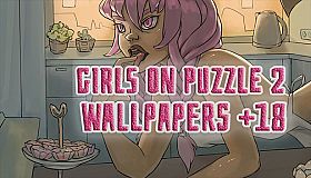 Girls on puzzle 2 - Wallpapers +18