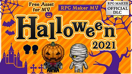 RPG Maker MV - Halloween 2021 - Free Asset for MV DLC