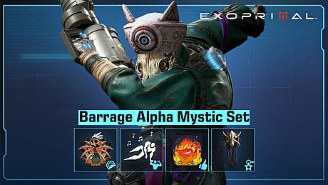 Exoprimal - Barrage Alpha Mystic Set DLC