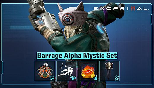 Exoprimal - Barrage Alpha Mystic Set