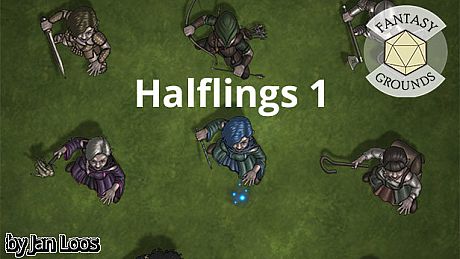 Fantasy Grounds - Jans Token Pack 27 - Halflings 1 DLC