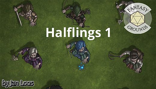 Fantasy Grounds - Jans Token Pack 27 - Halflings 1