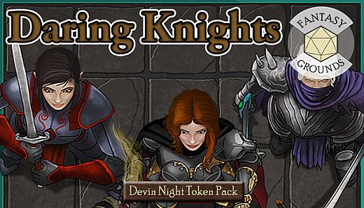 Fantasy Grounds - Devin Night Token Pack 164: Daring Knights