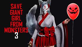 Save Giant Girl from monsters 3