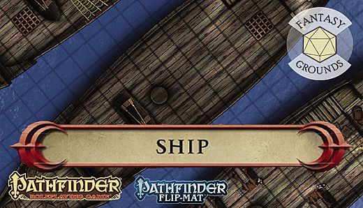Fantasy Grounds - Pathfinder RPG - Pathfinder Flip-Map - Classic Ship