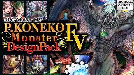 RPG Maker MV - P. KONEKO Monster Design Pack FV DLC