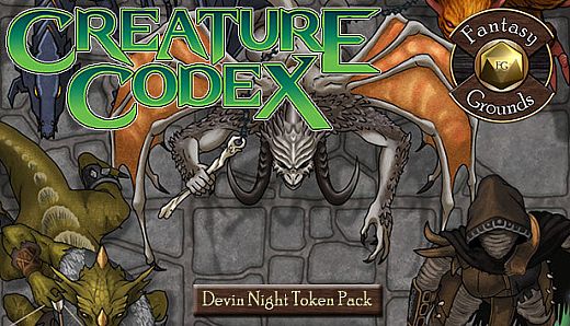 Fantasy Grounds - Devin Night Token Pack: Creature Codex 2: Dakini - Dragonborn