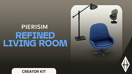 The Sims 4 Refined Living Room Kit DLC