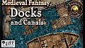 Fantasy Grounds - Black Scrolls Docks and Canals (Map Tile Pack)