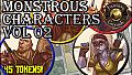 Fantasy Grounds - Monstrous Characters Vol 2 (Token Pack)